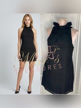 Maria Stanley Black Mini Dress Sz S